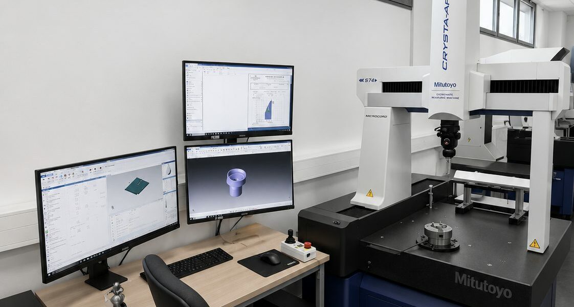 Salle de mesure climatisée ATMECA — contrôle dimensionnel ISO 9001